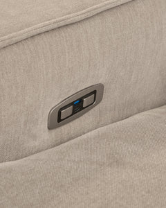 Carceri Cashmere 3-Piece Power Sectional Reclining Sofa - Ornate Home