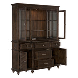 Cardano Brown Buffet & Hutch - Ornate Home