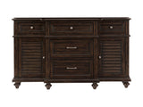 Cardano Brown Buffet/Server - Ornate Home
