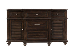 Cardano Brown Buffet/Server - Ornate Home