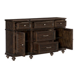 Cardano Brown Buffet/Server - Ornate Home