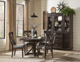 Cardano Brown Round Dining Table - Ornate Home