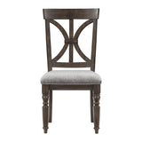 Cardano Brown Side Chair (Set of 2) - Ornate Home