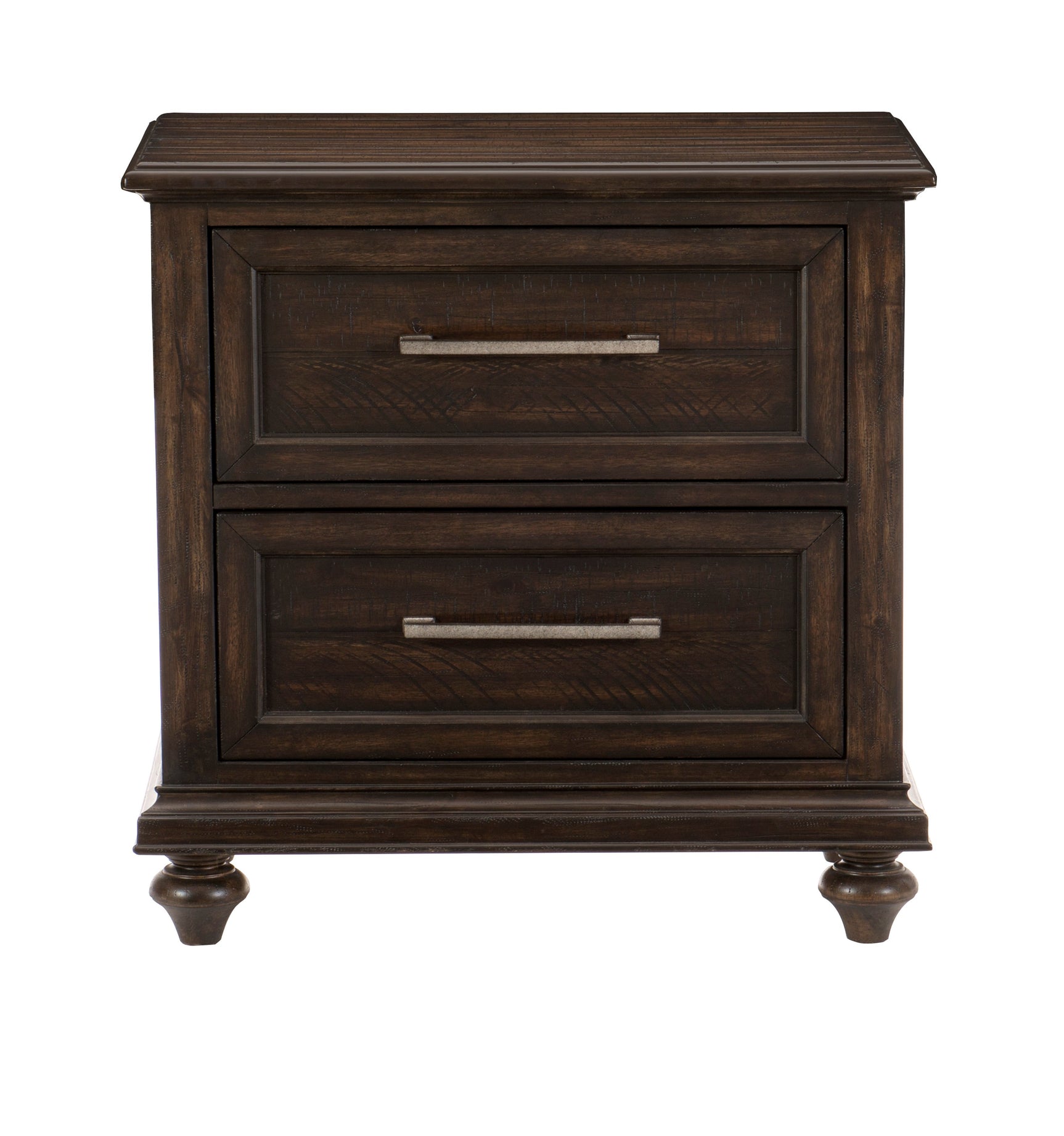 Cardano Driftwood Charcoal 4-piece Queen Bedroom Set - Ornate Home