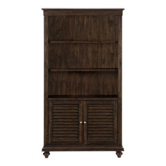 Cardano Driftwood Charcoal Bookcase - Ornate Home