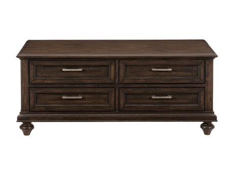 Cardano Driftwood Charcoal Cocktail Table - Ornate Home