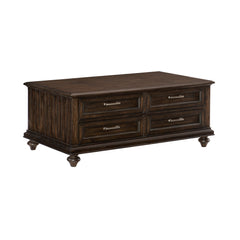 Cardano Driftwood Charcoal Cocktail Table - Ornate Home
