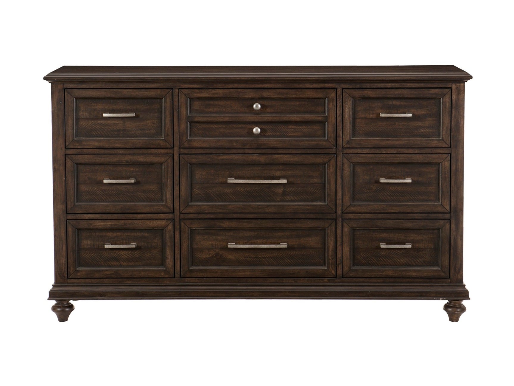 Cardano Driftwood Charcoal Dresser - Ornate Home