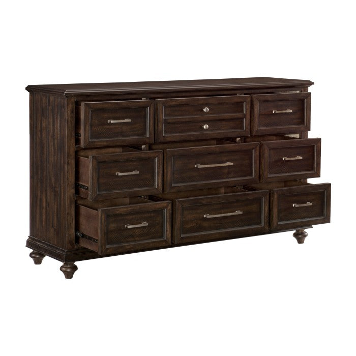 Cardano Driftwood Charcoal Dresser - Ornate Home