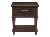 Cardano Driftwood Charcoal End Table - Ornate Home