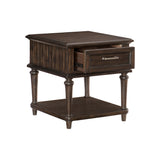 Cardano Driftwood Charcoal End Table - Ornate Home