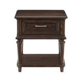 Cardano Driftwood Charcoal End Table - Ornate Home