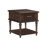 Cardano Driftwood Charcoal End Table - Ornate Home