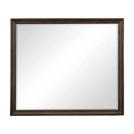 Cardano Driftwood Charcoal Mirror (2.75"D) - Ornate Home