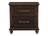 Cardano Driftwood Charcoal Nightstand - Ornate Home