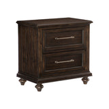 Cardano Driftwood Charcoal Nightstand - Ornate Home