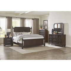 Cardano Driftwood Charcoal Nightstand - Ornate Home