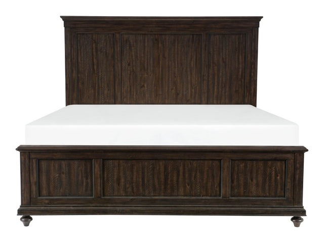 Cardano Driftwood Charcoal Queen Bed - Ornate Home
