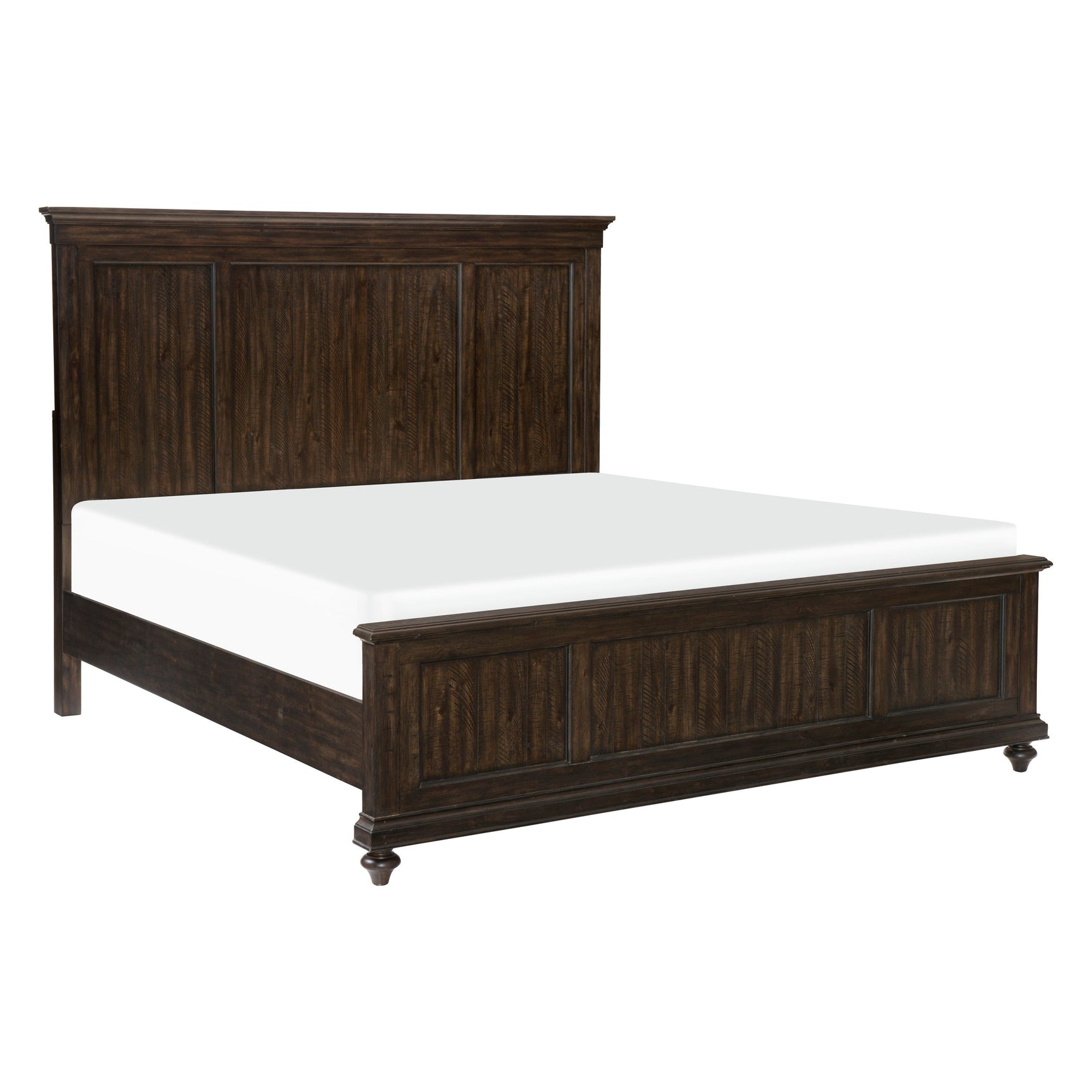 Cardano Driftwood Charcoal Queen Bed - Ornate Home