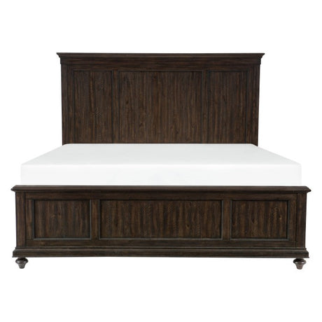 Cardano Driftwood Charcoal Queen Bed - Ornate Home