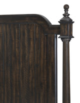 Cardano Driftwood Charcoal Queen Poster Bed - Ornate Home