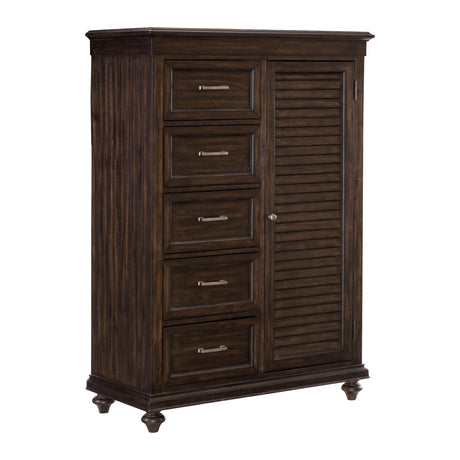 Cardano Driftwood Charcoal Wardrobe Chest - Ornate Home