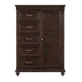 Cardano Driftwood Charcoal Wardrobe Chest - Ornate Home