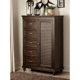 Cardano Driftwood Charcoal Wardrobe Chest - Ornate Home