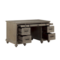 Cardano Light Brown Executive Desk - Ornate Home