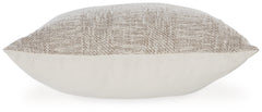 Carddon Brown/White Pillow - Ornate Home