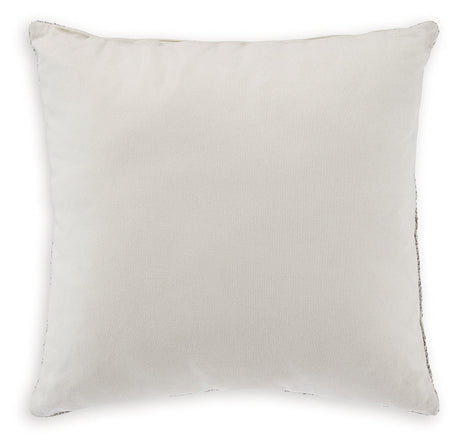 Carddon Brown/White Pillow (Set of 4) - Ornate Home