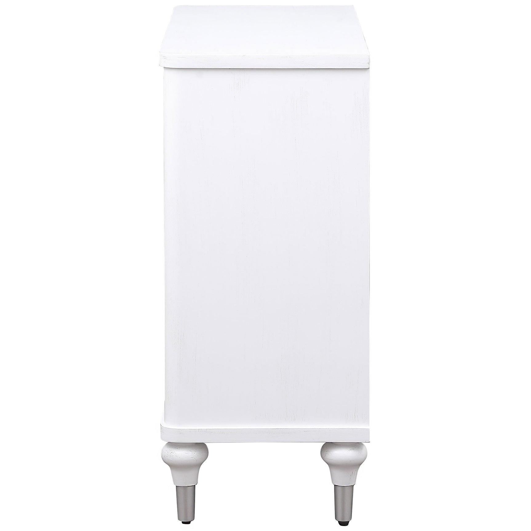 Cardella Distressed White Accent Cabinet - Ornate Home