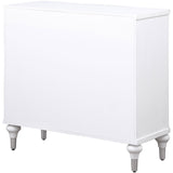 Cardella Distressed White Accent Cabinet - Ornate Home