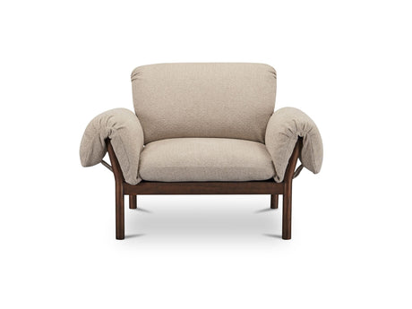 Cardero Beige Lounge Chair - Ornate Home
