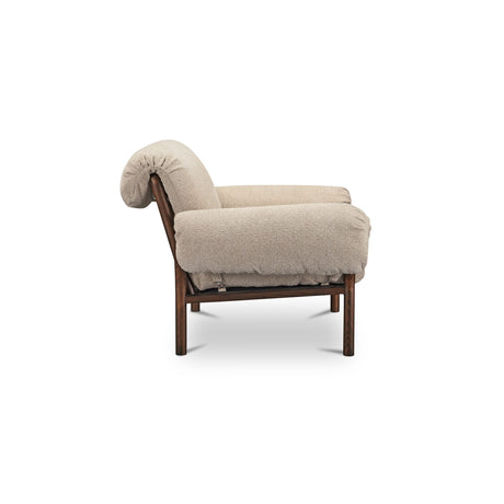 Cardero Beige Lounge Chair - Ornate Home