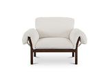 Cardero Ivory Lounge Chair - Ornate Home