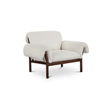 Cardero Ivory Lounge Chair - Ornate Home