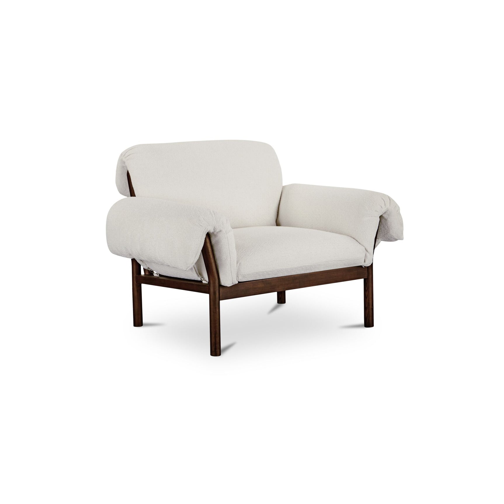 Cardero Ivory Lounge Chair - Ornate Home