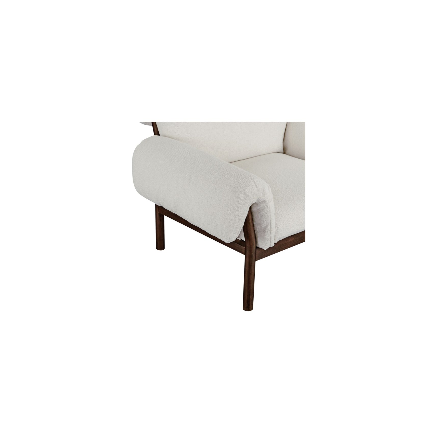 Cardero Ivory Lounge Chair - Ornate Home