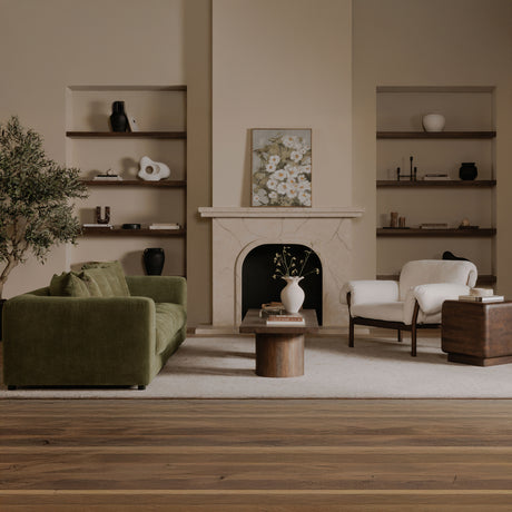 Cardero Ivory Lounge Chair - Ornate Home