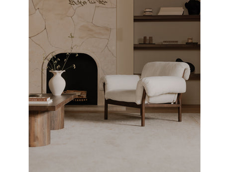 Cardero Ivory Lounge Chair - Ornate Home