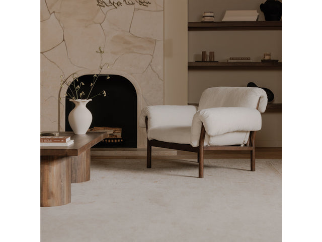 Cardero Ivory Lounge Chair - Ornate Home