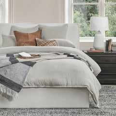 Cardiff Gray Duvet Collection - Ornate Home