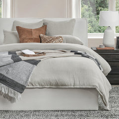 Cardiff Gray Duvet Collection - Ornate Home