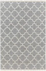 Cardin Charcoal Trellis Wool&Viscose Rug - Clearance - Ornate Home