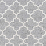 Cardin Charcoal Trellis Wool&Viscose Rug - Clearance - Ornate Home