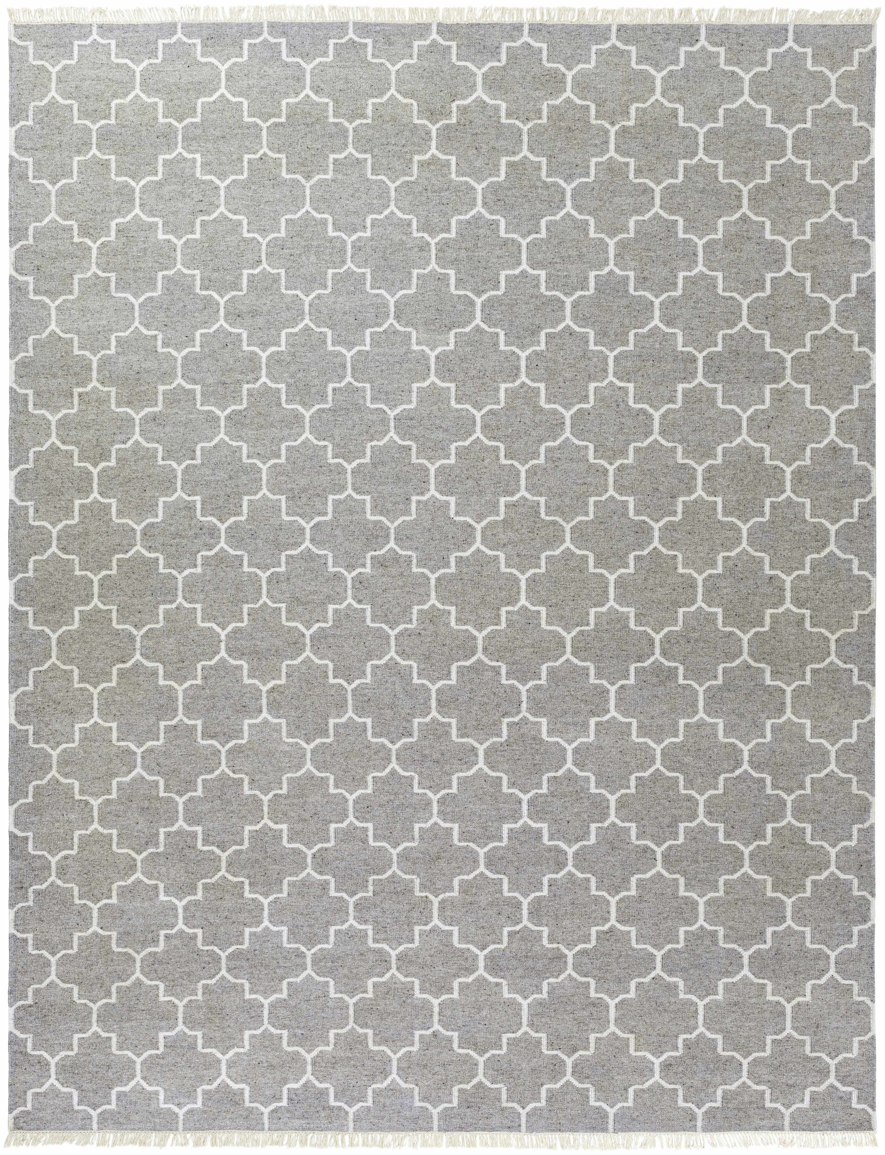 Cardin Charcoal Trellis Wool&Viscose Rug - Clearance - Ornate Home