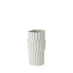 Cardon Gray 14.4"H Ceramic Vase - Ornate Home