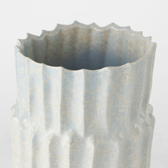 Cardon Gray 14.4"H Ceramic Vase - Ornate Home