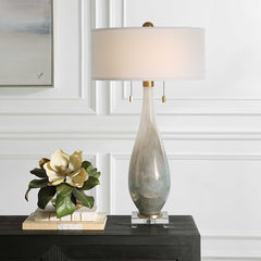 Cardoni Bronze Glass Table Lamp - Ornate Home